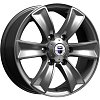 K&K Тайфун 7x17 6x139.7 ET38 dia 100.1 дарк платинум