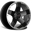 Inforged 2248 9x20 5x150 ET40 dia 110,5 matt black machined lip