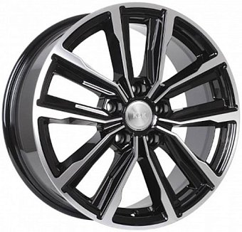 K&K Лацио 7,5x17 5x110 ET38 dia 67,1 алмаз черный