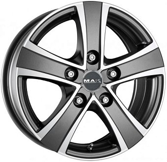 MAK Van 5 6,5x16 5x120 ET45 dia 65,1 ice titan