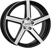 Dotz CP5 dark 8,5x18 5x112 ET45 dia 70,1 black polished