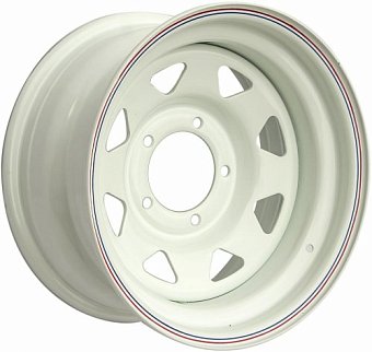 Offroad wheels УАЗ 8x18 5x139,7 ET15 dia 110 белый