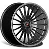 Inforged IFG36 8x18 5x108 ET45 dia 63,3 black machined lip