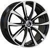 Кованные диски Wolf Skoda Kodiaq 7x17 5x112 ET50 dia 57,1 черный+полировка