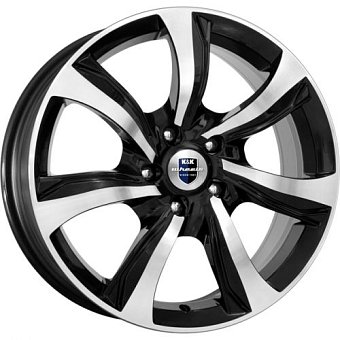 K&K Либерти 7x17 5x100 ET38 dia 67,1 алмаз черный Россия