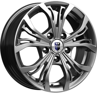 K&K Аламида 7x17 5x114,3 ET45 dia 67,1 дарк платинум Россия