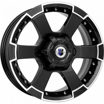 K&K M56 7x16 6x139,7 ET20 dia 67,1 алмаз черный Россия