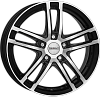 Dezent TZ dark 7,5x17 5x112 ET36 dia 66,6 black polished