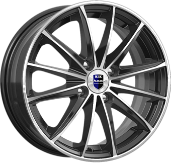 K&K Пойнт Бланк 6x15 4x100 ET40 dia 60,1 алмаз черный Россия
