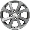 Khomen Wheels KHW1501 (Rio/Solaris) 6x15 4x100 ET48 dia 54,1 gray