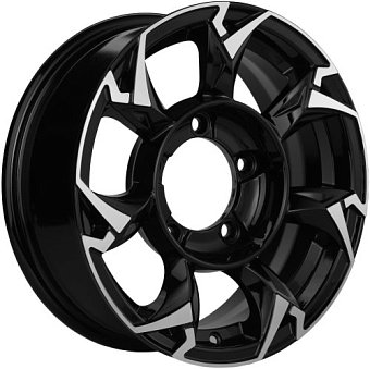Khomen Wheels KHW1505 (Lada NIVA 4x4) 5,5x15 5x139,7 ET5 dia 98,5 black-FP