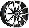 Кованные диски Wolf Audi Q3 7x17 5x112 ET50 dia 57,1 черный+полировка