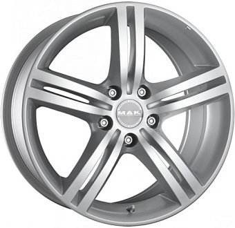 MAK Veloce Italia 7x17 5x100 ET48 dia 56,1 silver MAK Veloce Italia 7x17 5x100 ET48 dia 56,1 silver