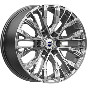 K&K Кортес 8,5x19 6x139,7 ET25 dia 106,1 дарк платинум