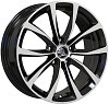 Кованные диски Wolf Skoda Superb 7x17 5x112 ET50 dia 57,1 черный+полировка