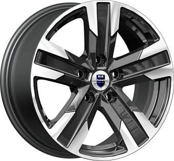 K&K Висмут 7x16 5x114,3 ET40 dia 67,1 алмаз черный