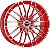 Borbet CW4/5 7,5x19 5x114,3 ET42 dia 67,1 red front polished
