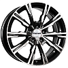 K&K Эрман 6,5x16 4x100 ET37 dia 60,1 алмаз черный