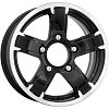 K&K Ангара 6.5x15 5x139.7 ET15 dia 98.5 алмаз черный
