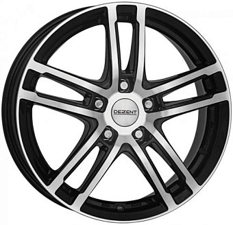 Dezent TZ dark 7,5x17 5x112 ET40 dia 70,1 black polished