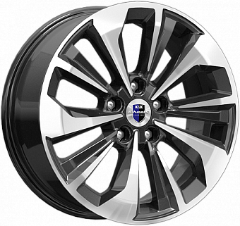 K&K Авиор 7x17 5x114,3 ET35 dia 60,1 алмаз черный Россия