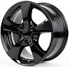 Borbet TB 7,5x16 5x112 ET37 dia 66,6 black glossy