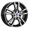 K&K Samara 6x16 4x100 ET45 dia 67,1 алмаз черный sk