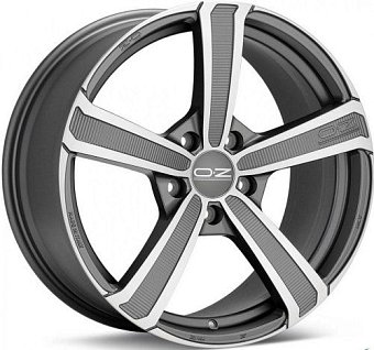 OZ Racing Montecarlo HLT 9,5x20 5x112 ET52 dia 79 matt dark graphite diamond cut