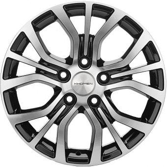 Khomen Wheels KHW1608 (Geely Coolray) 6,5x16 5x114,3 ET45 dia 54,1 black-FP