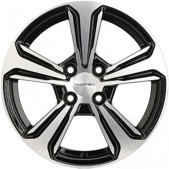 Khomen Wheels KHW1502 (Nexia) 6x15 4x100 ET45 dia 56,6 black-FP Khomen Wheels KHW1502 (Nexia) 6x15 4x100 ET45 dia 56,6 black-FP