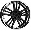 ATS Prazision 8,5x19 5x120 ET30 dia 72,6 racing black double lip polished