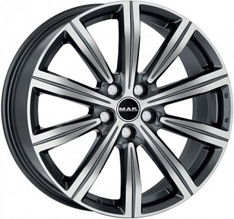 MAK Birmingham 8,5x19 5x120 ET47 dia 65,1 gun metallic mirror MAK Birmingham 8,5x19 5x120 ET47 dia 65,1 gun metallic mirror