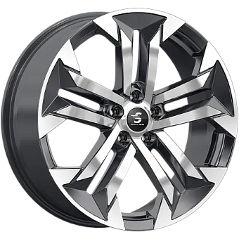 K&K Premium Series Haval (КР015 (19_Haval F7/F7x)) 7,5x19 5x114,3 ET40 dia 64,1 diamond black gris