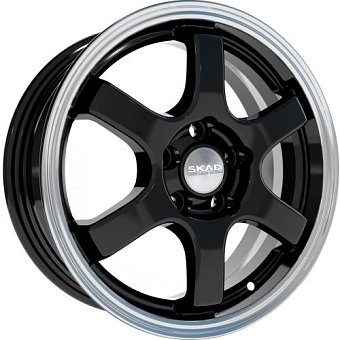 Скад Киото 6x15 4x98 ET38 dia 58,6 антрацит-алмаз