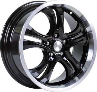 Скад Версаль 7,5x18 5x114,3 ET35 dia 60,1 антрацит-алмаз