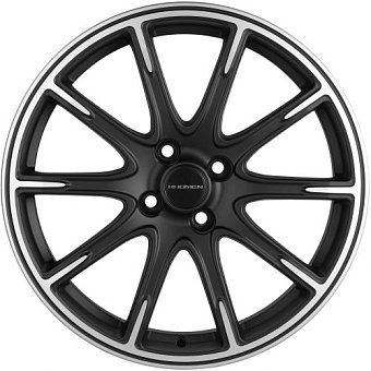 Khomen Wheels KHW1707 (XRay) 6,5x17 4x100 ET41 dia 60,1 black-FP matt Khomen Wheels KHW1707 (XRay) 6,5x17 4x100 ET41 dia 60,1 black-FP matt