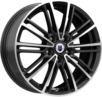 K&K Эрфурт 7x17 5x100 ET40 dia 67,1 алмаз черный Россия