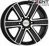 Dezent TJ dark 8x16 6x139,7 ET20 dia 106,1 black polished