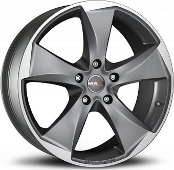MAK Raptor 5 10,5x20 5x112 ET45 dia 76 graphite mirror face