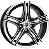 K&K Омаха 5.5x14 4x100 ET36 dia 60.1 алмаз черный