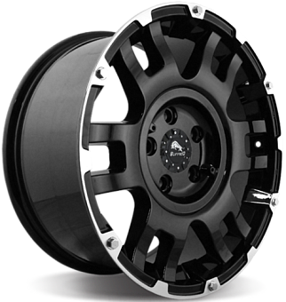Buffalo BW-004 9x20 6x139,7 ET18 dia 106,1 gloss black machined face