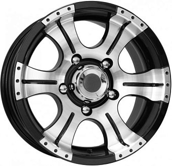K&K Байконур 7x15 6x139,7 ET-5 dia 110,1 алмаз черный Россия