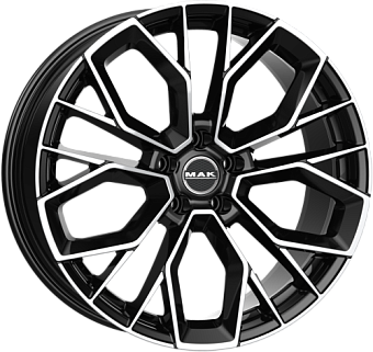 MAK Stilo 8x18 5x112 ET30 dia 76 black mirror