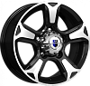 K&K Атлант 7x16 5x139,7 ET35 dia 108,5 алмаз черный Россия