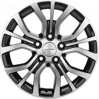 Khomen Wheels KHW1608 (Opel Zafira) 6,5x16 5x110 ET43 dia 65,1 black-FP