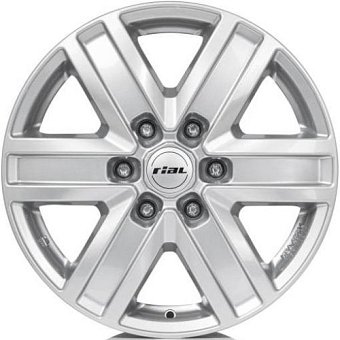 Rial Transporter 6 7x17 6x130 ET57 dia 84,1 polar silver