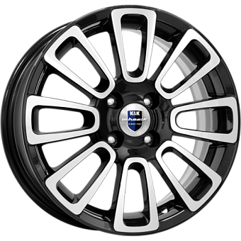 K&K Неман 6x15 4x100 ET50 dia 60,1 алмаз черный Россия