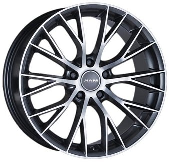 MAK Munchen 9,5x20 5x120 ET35 dia 72,6 gun metallic mirror