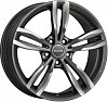 MAK Luft 8,5x19 5x112 ET25 dia 66,6 gunmetal mirror face
