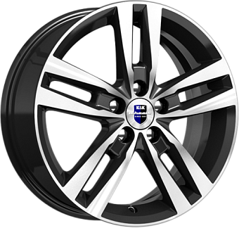 K&K Rassvet 6,5x16 5x112 ET46 dia 57,1 алмаз черный Россия
